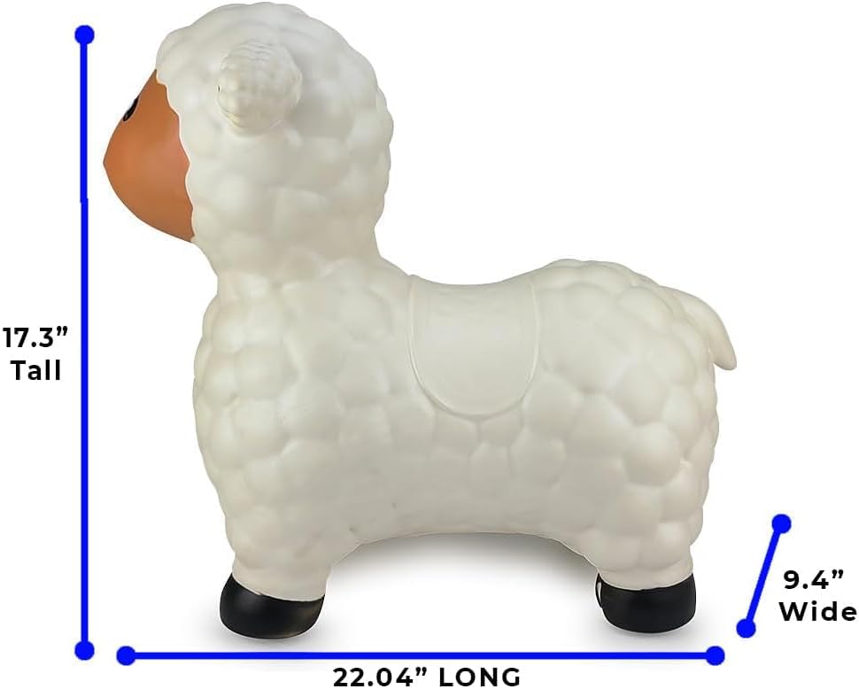 Bouncy Hopper Lamb – Inflatable Ride-On forToddlers