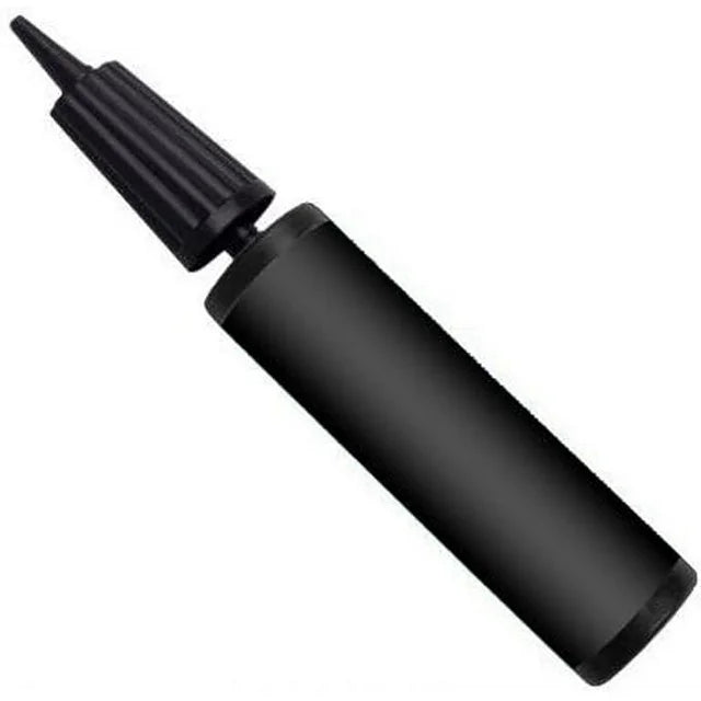 Manual black air pump used for inflating soft play toys