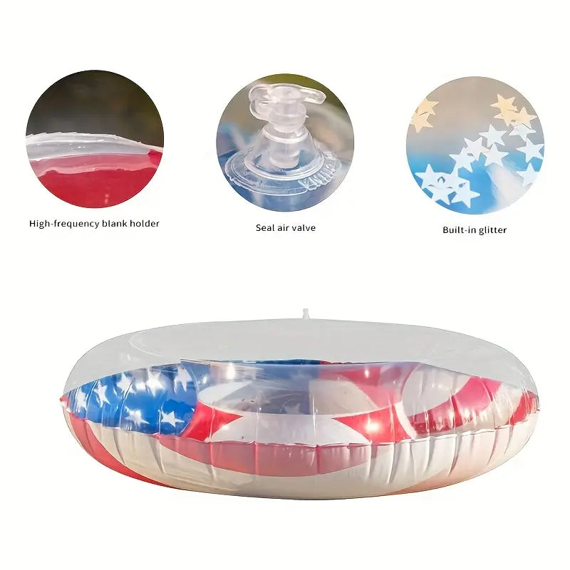 Okie Patriotic Pool Float About
