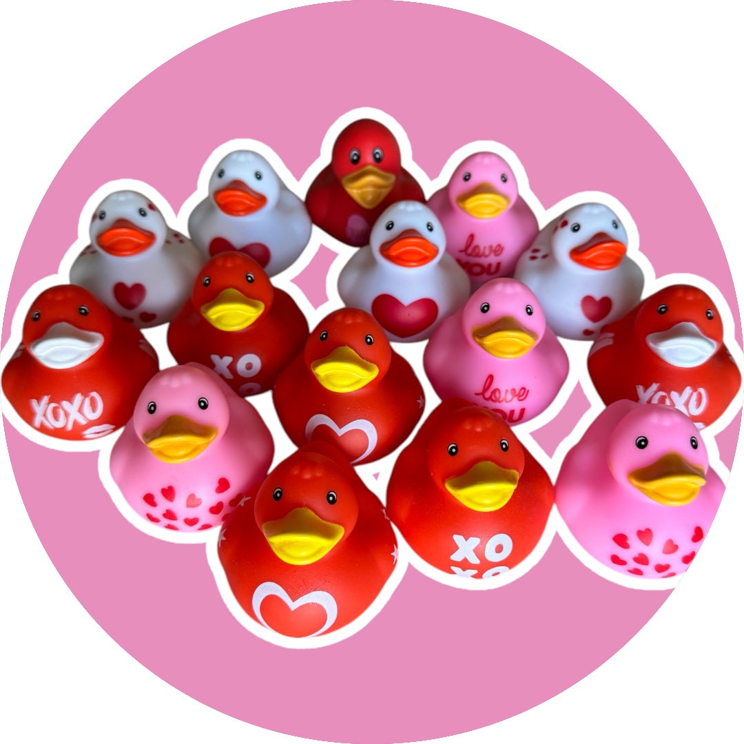 okie soft play valentines ducks (15 pack)