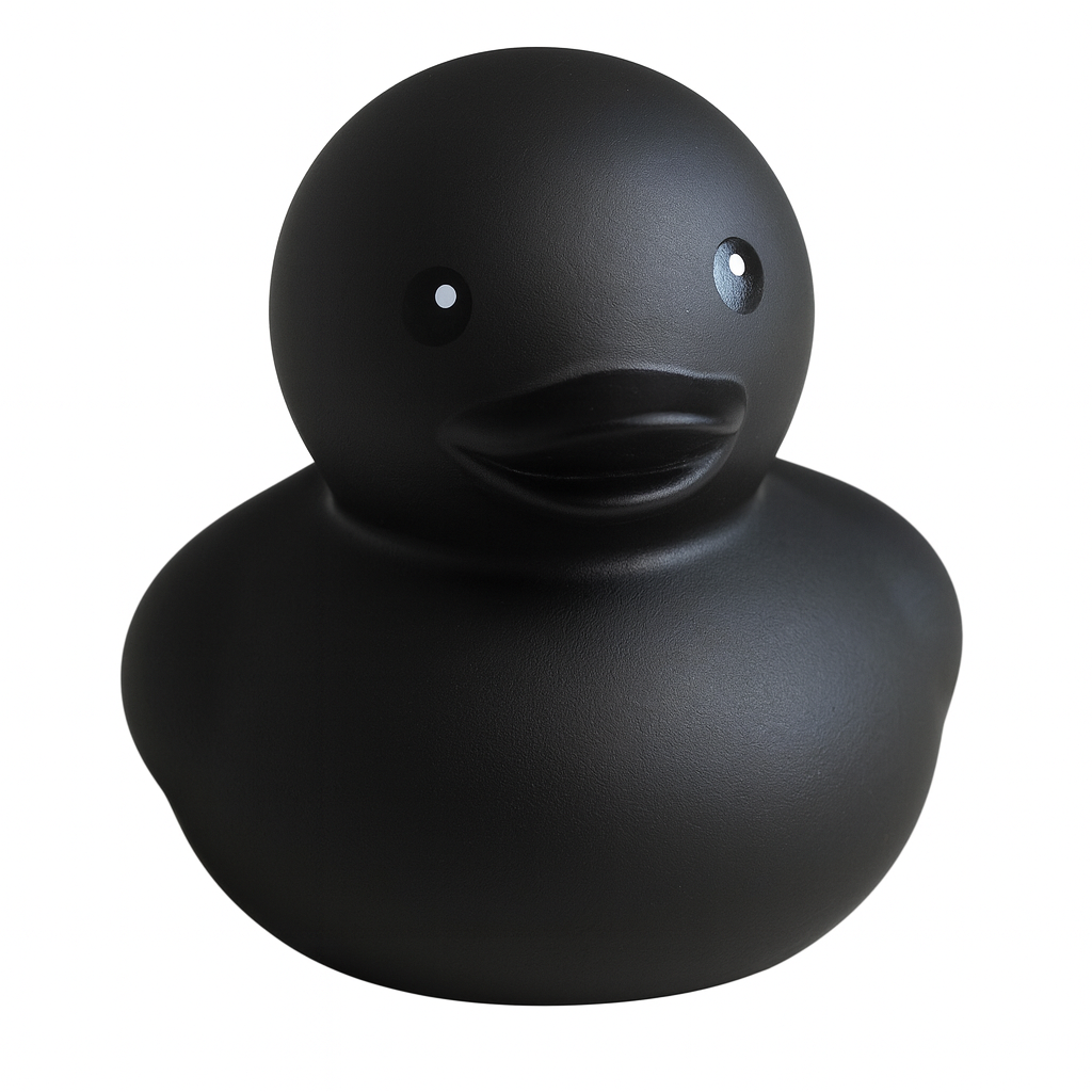 Black Rubber Ducks – 15-Pack | Jeep Ducking Toy, Party Favors