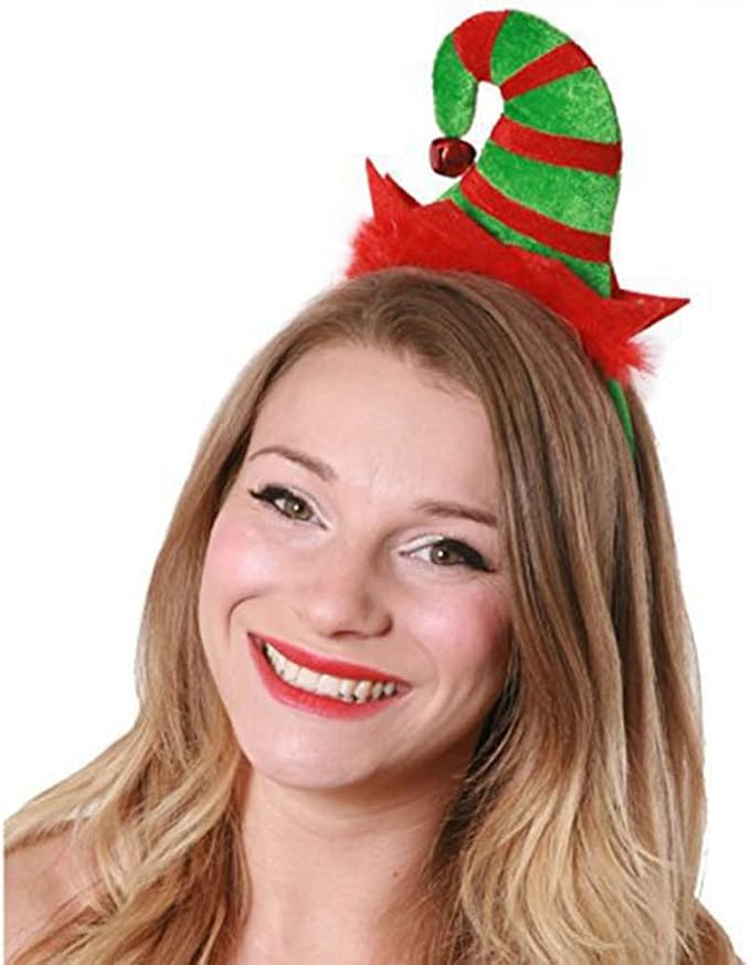 Christmas Reindeer Antlers & Elf Headbands – Holiday Costume Accessories