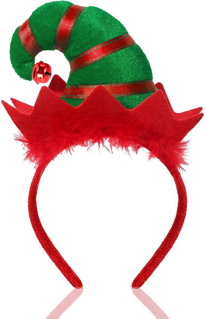 Christmas Reindeer Antlers & Elf Headbands – Holiday Costume Accessories