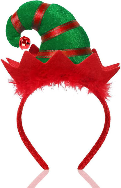 Christmas Reindeer Antlers & Elf Headbands – Holiday Costume Accessories