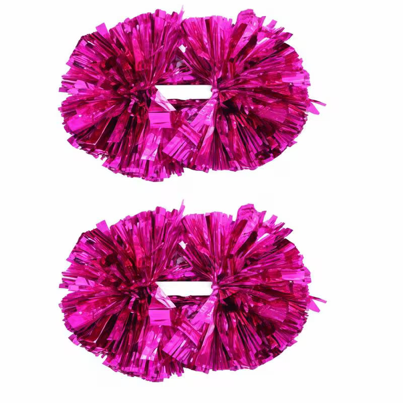 Hot Pink Spirit Poms