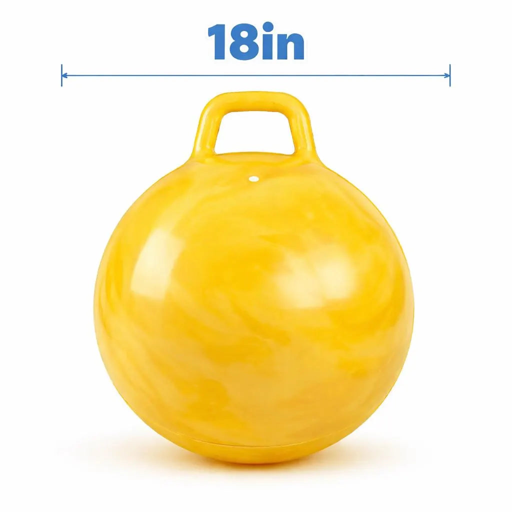 18 inch hopper ball yellow