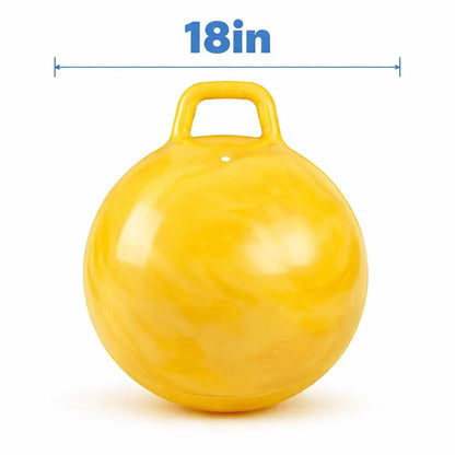 18 inch hopper ball yellow