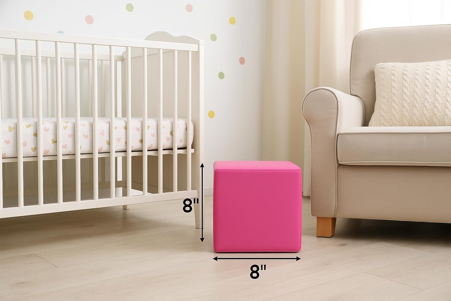 Soft Play Foam Block Nursery Sizing 8x8