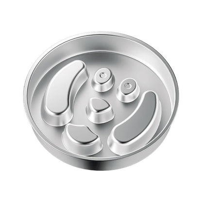Stainless Steel Slow Feeder Dog Bowl