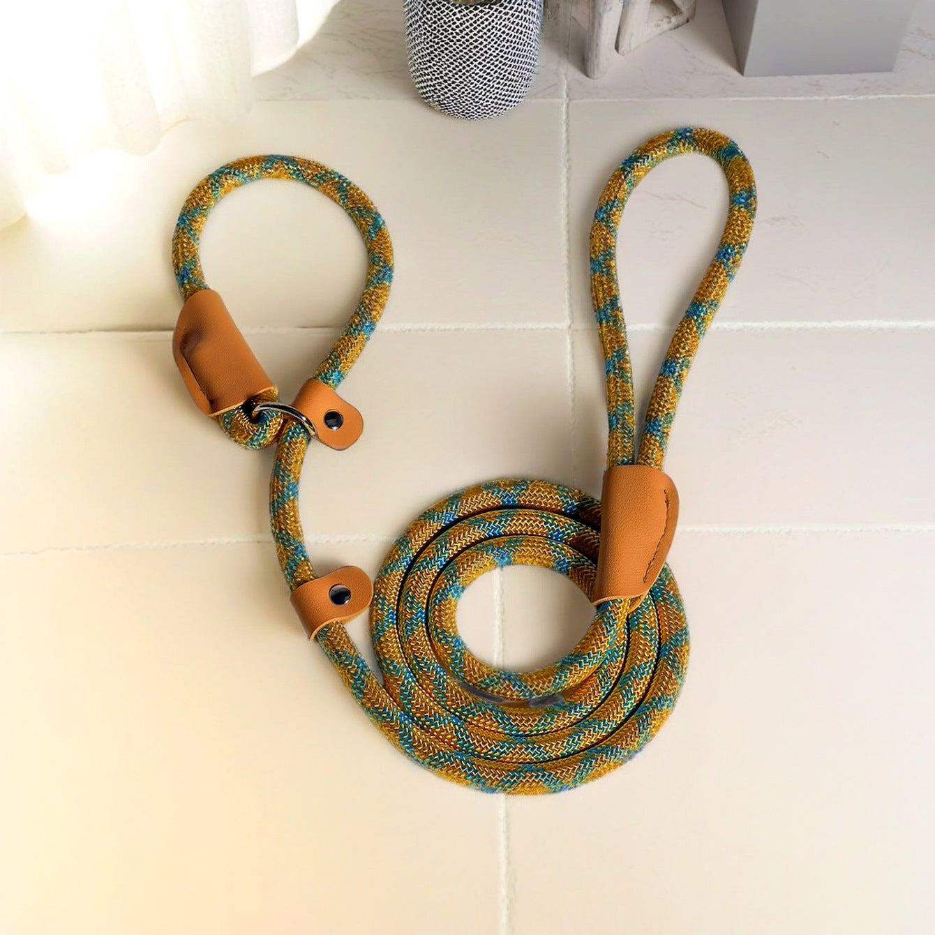 OkiePaw 5-Foot Rope Slip Lead for Dogs –  Nylon