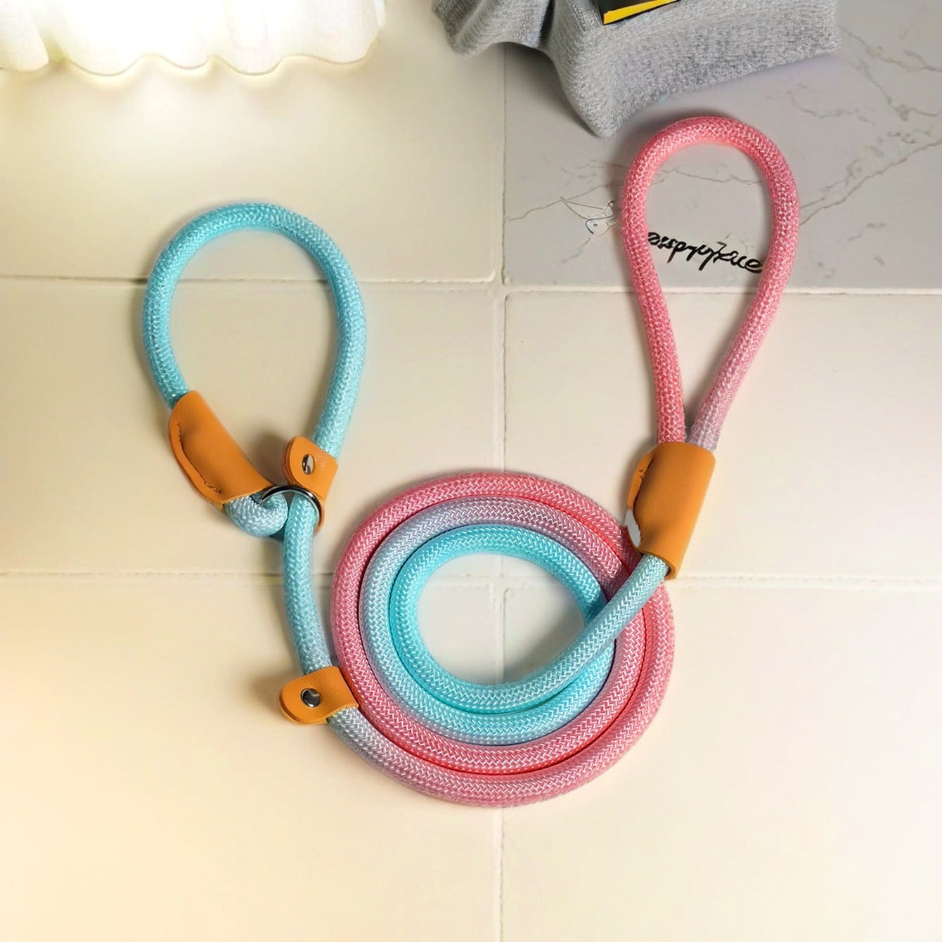 OkiePaw 5-Foot Rope Slip Lead for Dogs –  Nylon