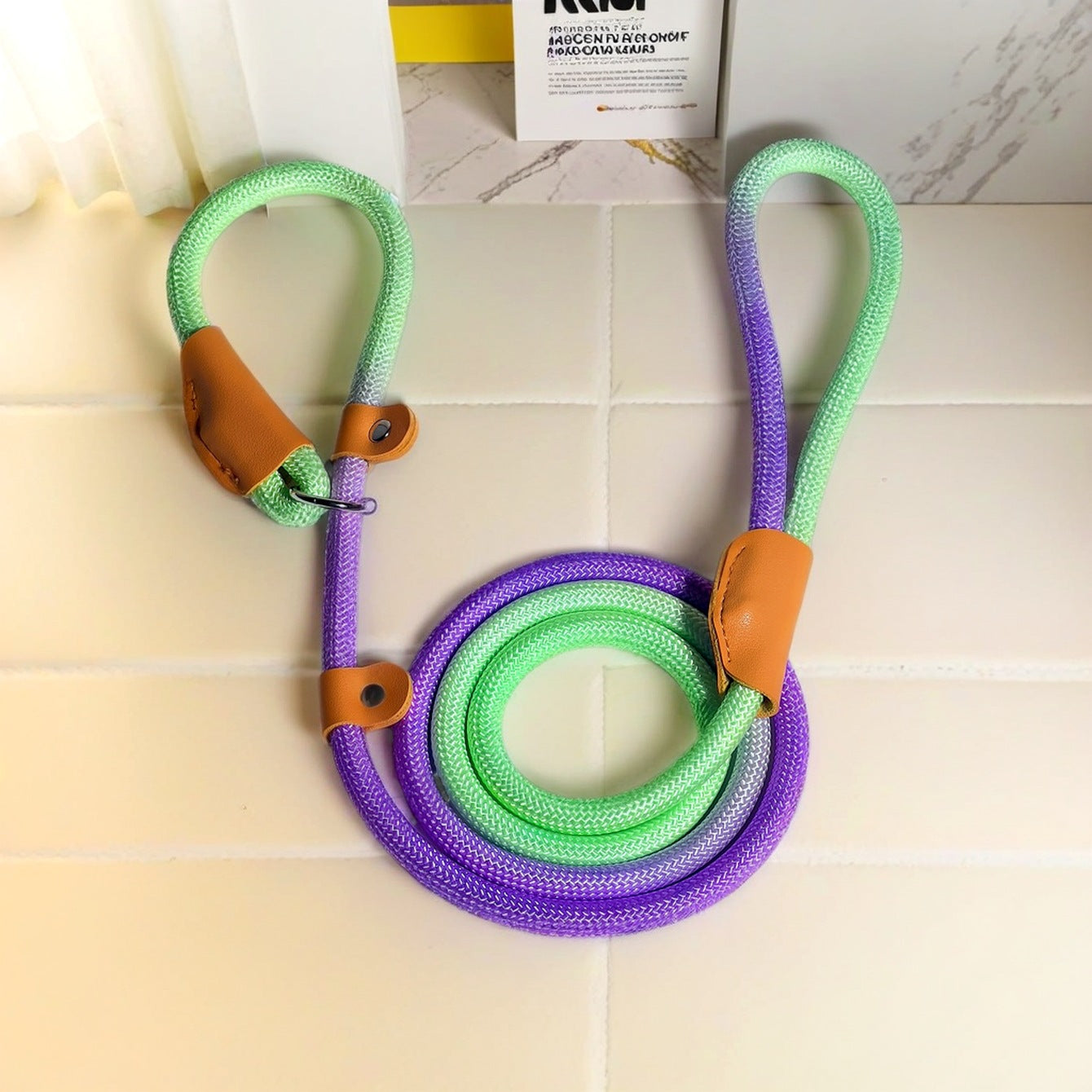OkiePaw 5-Foot Rope Slip Lead for Dogs –  Nylon