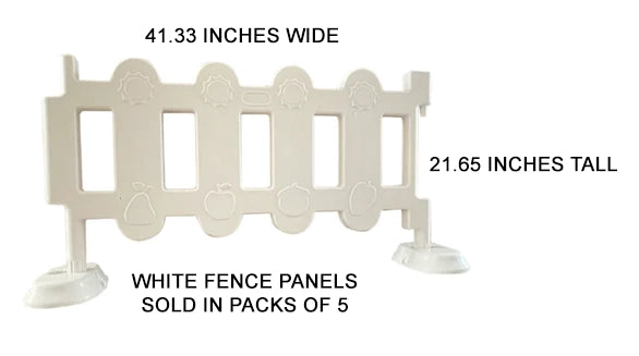 Soft Play White Fence Panels