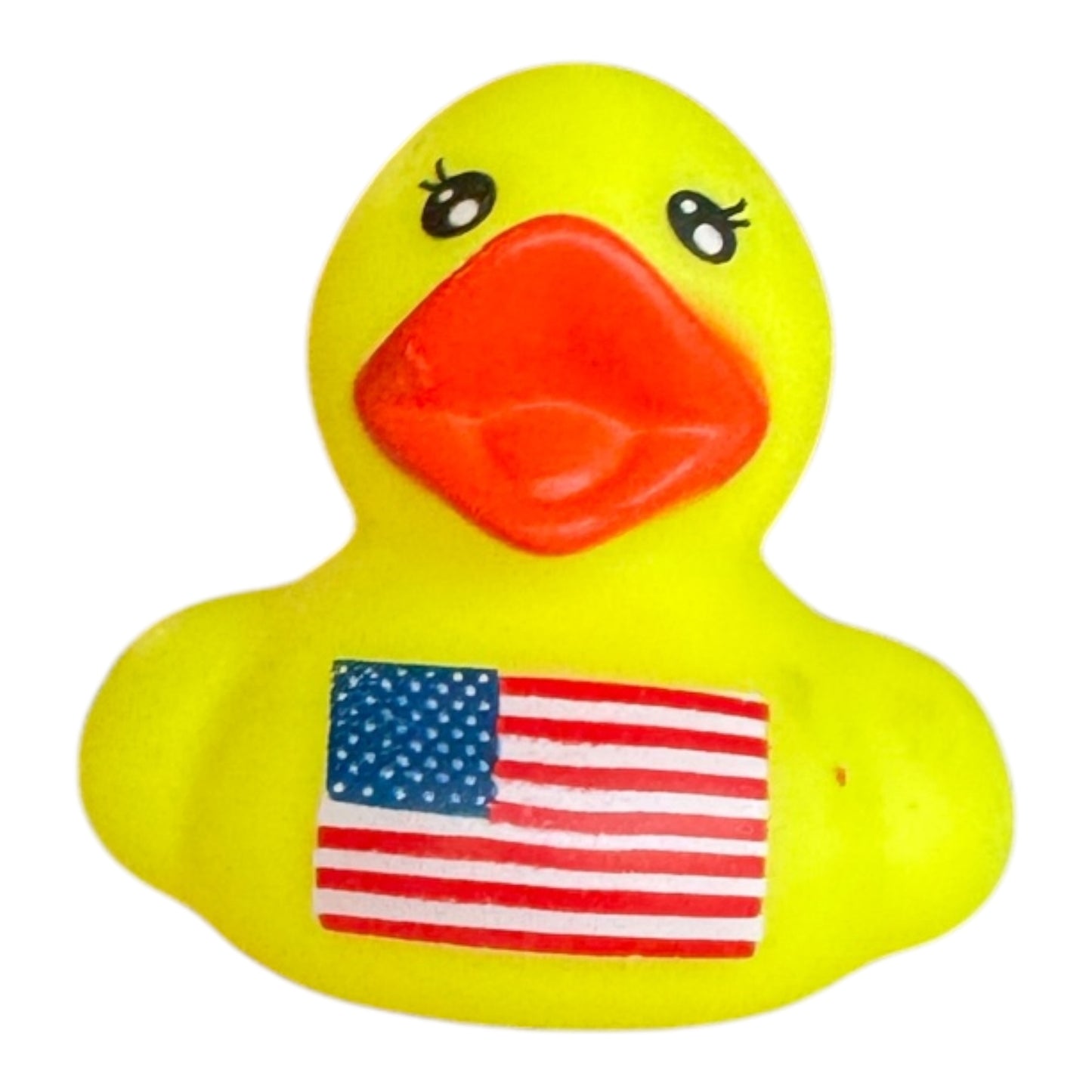 Rubber ducks in colors: Red, white, and blue rubber ducks for patriotic party favors