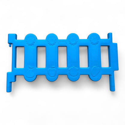 blue soft play fence panels