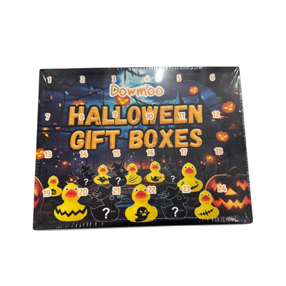 Halloween Rubber Duck Gift Box, Car Dashboard & Holiday Decor - 24 Ducks