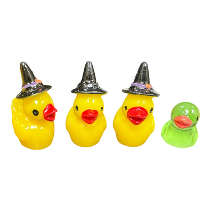 Halloween Rubber Duck Gift Box, Car Dashboard & Holiday Decor - 24 Ducks