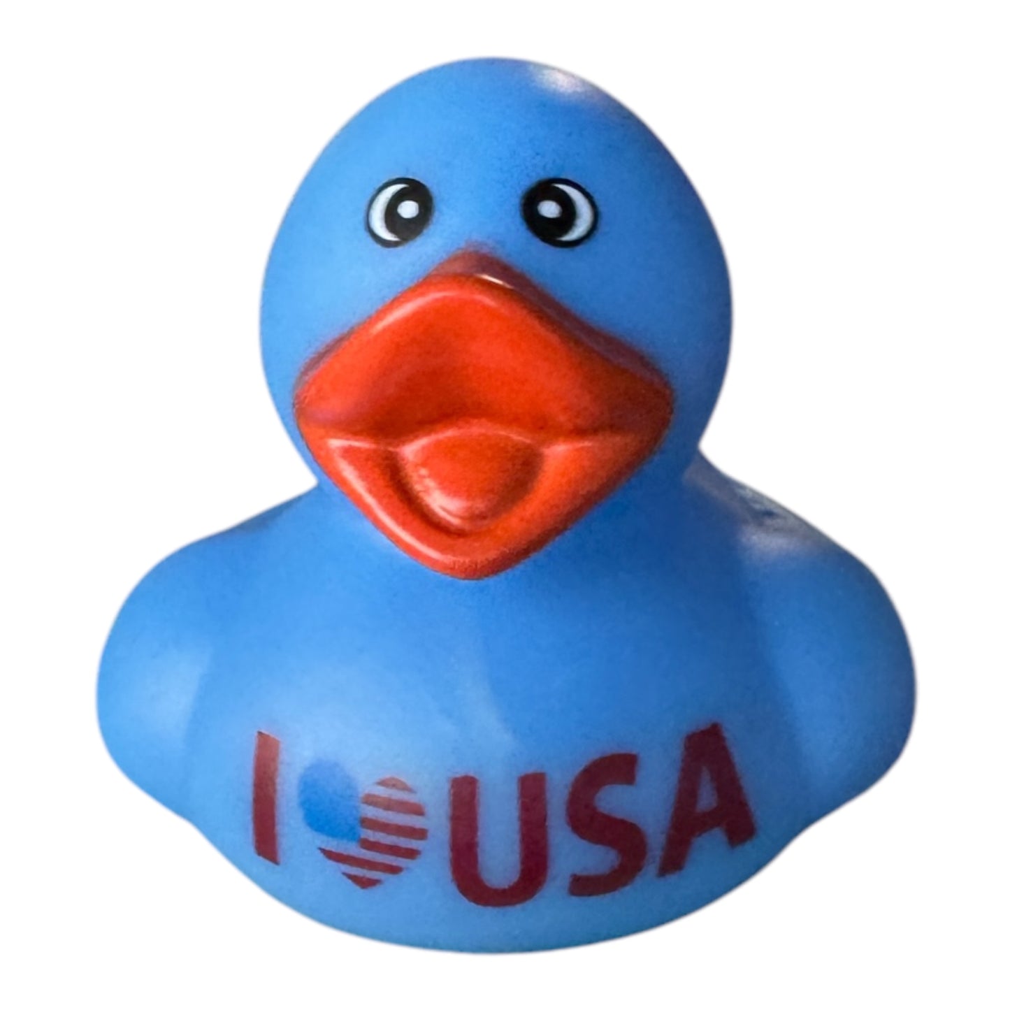 Red, white, and blue rubber ducks for patriotic party favors
