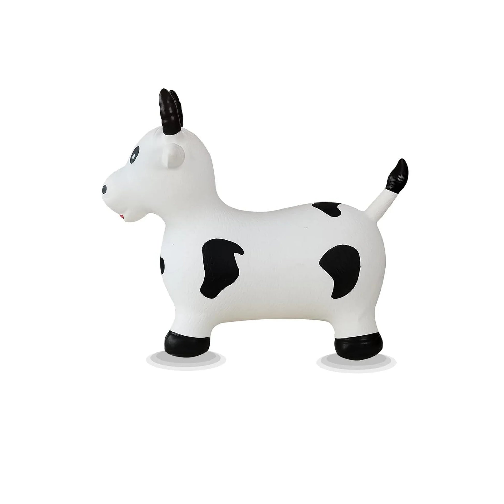 okie soft play bull bouncy hopper toy  side view