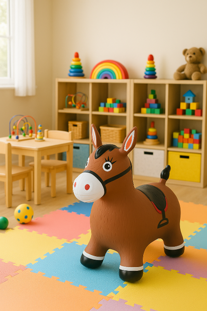 mage horse hopper bouncy daycare.