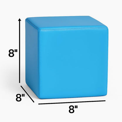 soft play cube foam block baby blue size