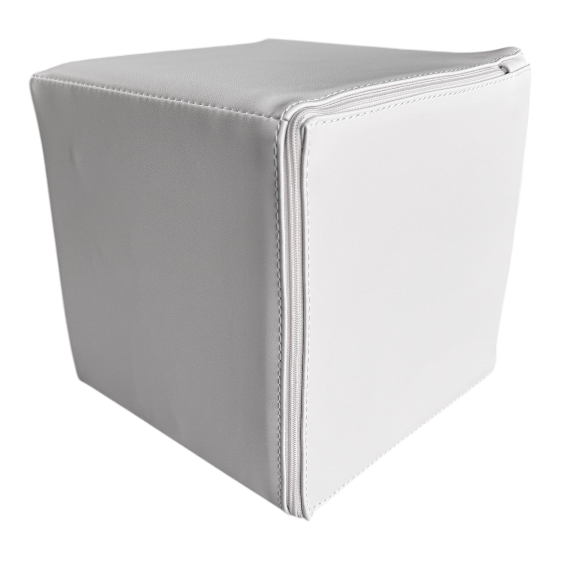 Angled view of white soft play blocks for toddlers and sensory play areas -View 2