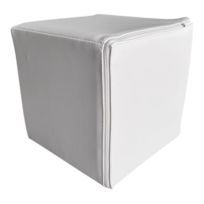 Angled view of white soft play blocks for toddlers and sensory play areas -View 2